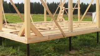 Сарай на винтовых сваях или хозблок на сваях Сибай цена от 2566 руб. / шт.